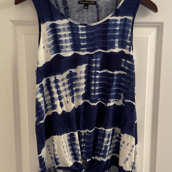 Signature Studio Tie Dye Tank Top - Size Large - Picture 3 of 8
